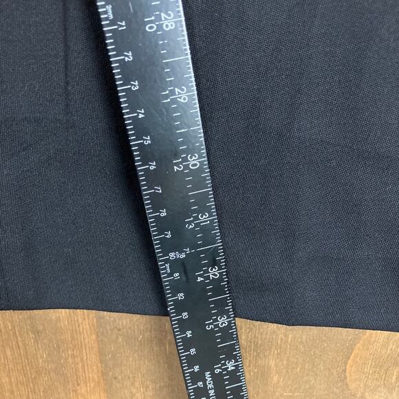 Banana Republic Womens Pants Black High Rise Jackson Fit Wool Blend Stretch 8 - Picture 9 of 12